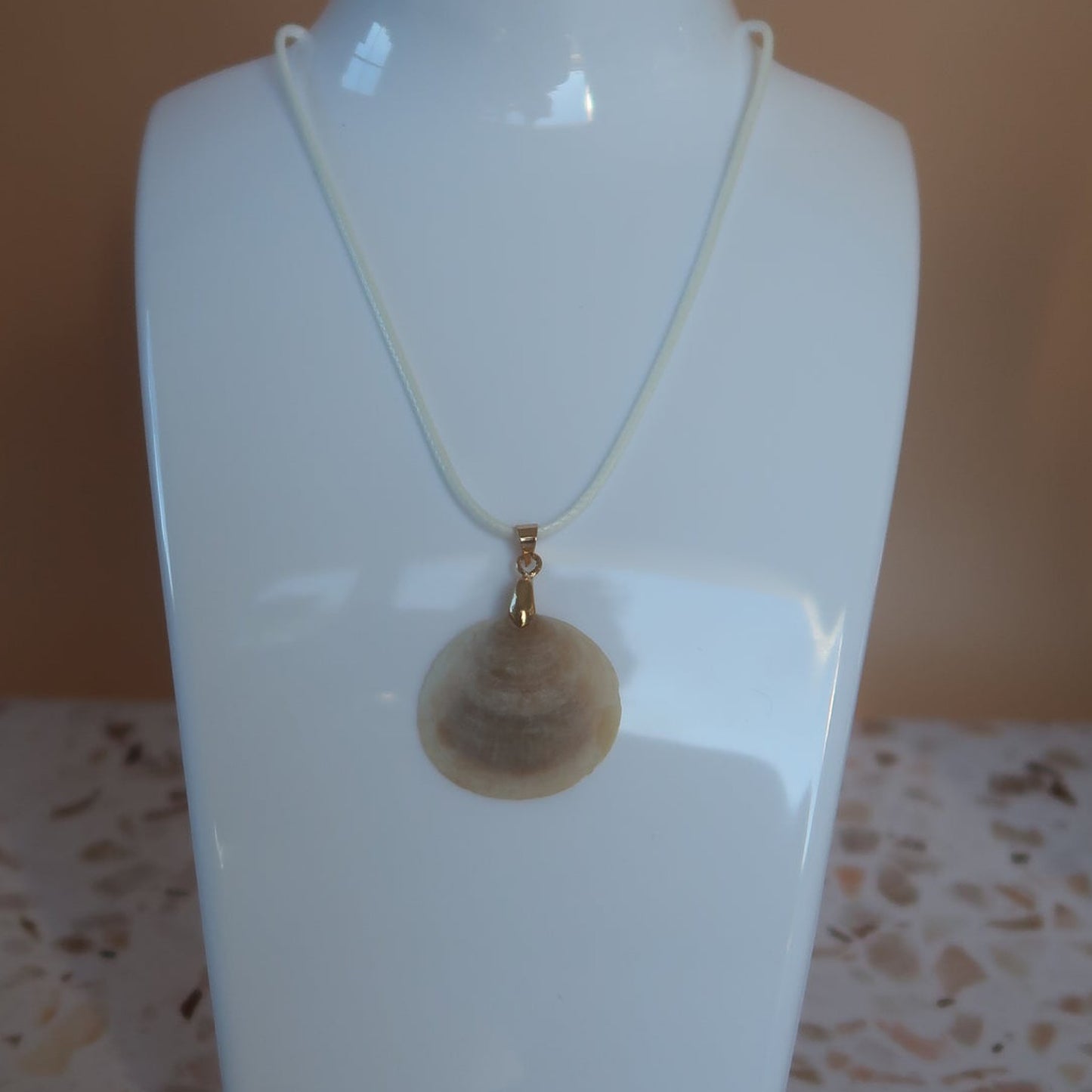 'Elaina' Natural Seashell Handmade Necklace