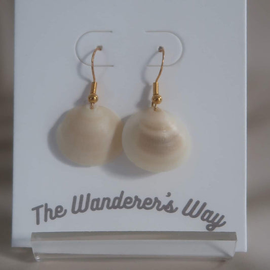 'Dana' Natural Seashell Handmade Earrings